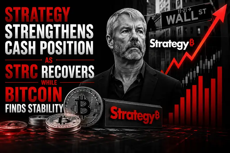 Strategy Builds $4 Billion Cash Reserve as STRC Rebounds and Bitcoin Stabilizes