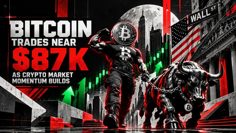 Bitcoin Trades Near $87K as Crypto Market Momentum Builds